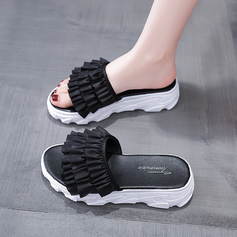 Shoes Med Woman's Slippers Platform Slides Fashion 2021 Flat Summer Soft Luxury PU Fabric Rubber Cotton Shoes Slippers Soft Plat
Shoes Med Woman's Slippers Platform Slides Fashion 2021 Flat Summer Soft Luxury PU Fabric Rubber Cotton Shoes Slippers Soft Plat