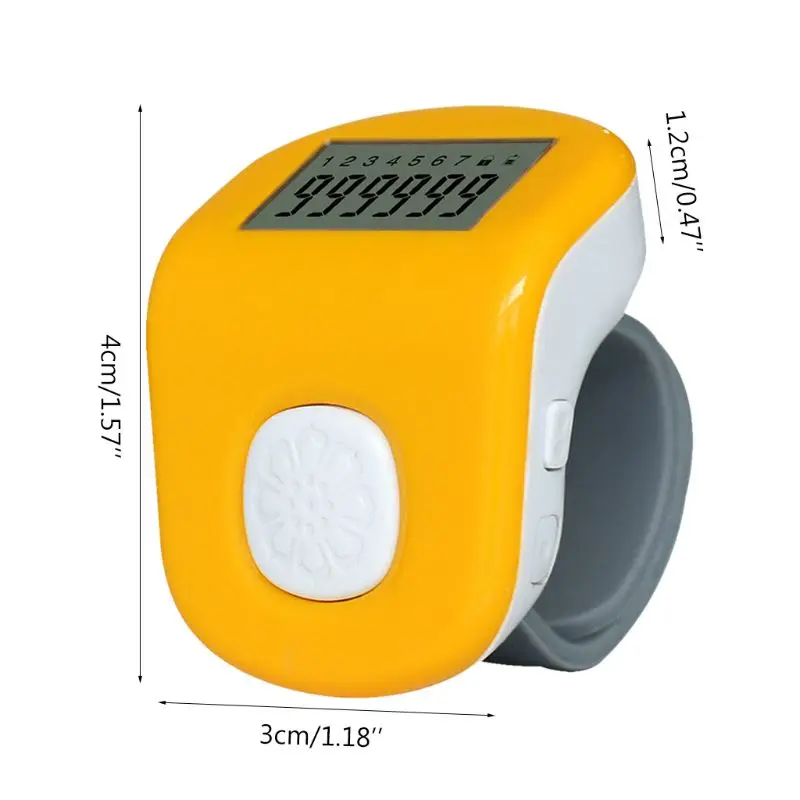 6 Digital Rechargeable Hand Tally Counter 7 channels LED light Electronic Prayer Silicone Ring Counter 999999 Counters
6 Digital Rechargeable Hand Tally Counter 7 channels LED light Electronic Prayer Silicone Ring Counter 999999 Counters