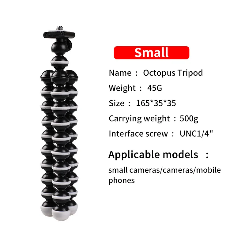 FONKEN Tripod For Smartphone Camera Flexible Octopus Stands Live Photography Tripod Bracket Mobile Phone Accessories
FONKEN Tripod For Smartphone Camera Flexible Octopus Stands Live Photography Tripod Bracket Mobile Phone Accessories