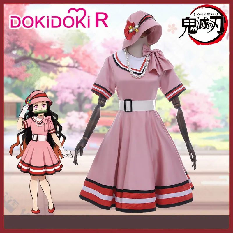 Женский костюм для косплея DokiDoki-R, повседневная одежда из аниме «убийца демонов»: Kimetsu no Yaiba Kamado Nezuko
Женский костюм для косплея DokiDoki-R, повседневная одежда из аниме «убийца демонов»: Kimetsu no Yaiba Kamado Nezuko