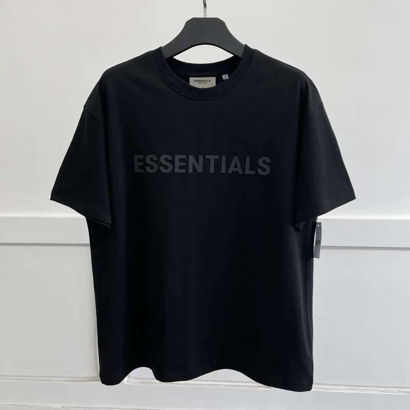 21 New ESSENTIALS Silicone Letters On Chest Trend Loose Kanye Same Paragraph High Street Short-Sleeved Men's And Women's T-shirt
21 New ESSENTIALS Silicone Letters On Chest Trend Loose Kanye Same Paragraph High Street Short-Sleeved Men's And Women's T-shirt