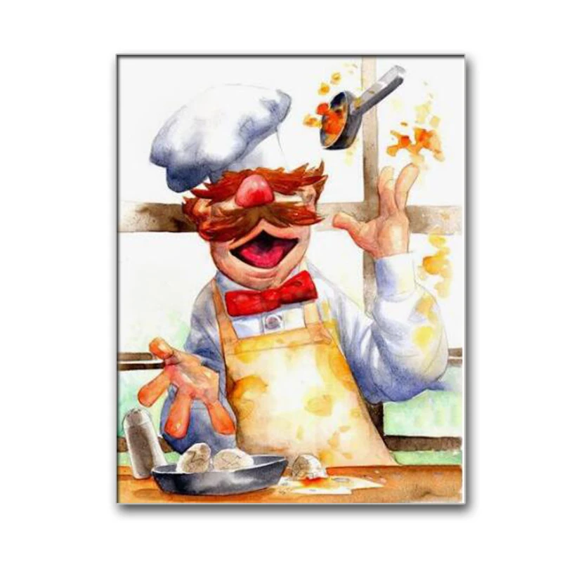 5D DIY Diamond Painting Full Square/Round Diamond "Cartoon Chef" Embroidery Cross Stitch Gift Home Kitchen Decoration Gift
5D DIY Diamond Painting Full Square/Round Diamond "Cartoon Chef" Embroidery Cross Stitch Gift Home Kitchen Decoration Gift