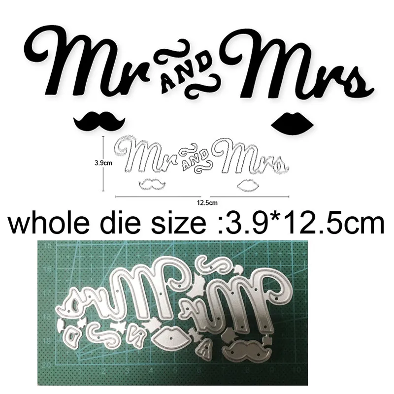 Letter Mr and Mrs New 2021 Metal Cutting Dies for DIY Scrapbooking Paper and Card Making Decorative Embossing Dies Craft dies
Letter Mr and Mrs New 2021 Metal Cutting Dies for DIY Scrapbooking Paper and Card Making Decorative Embossing Dies Craft dies