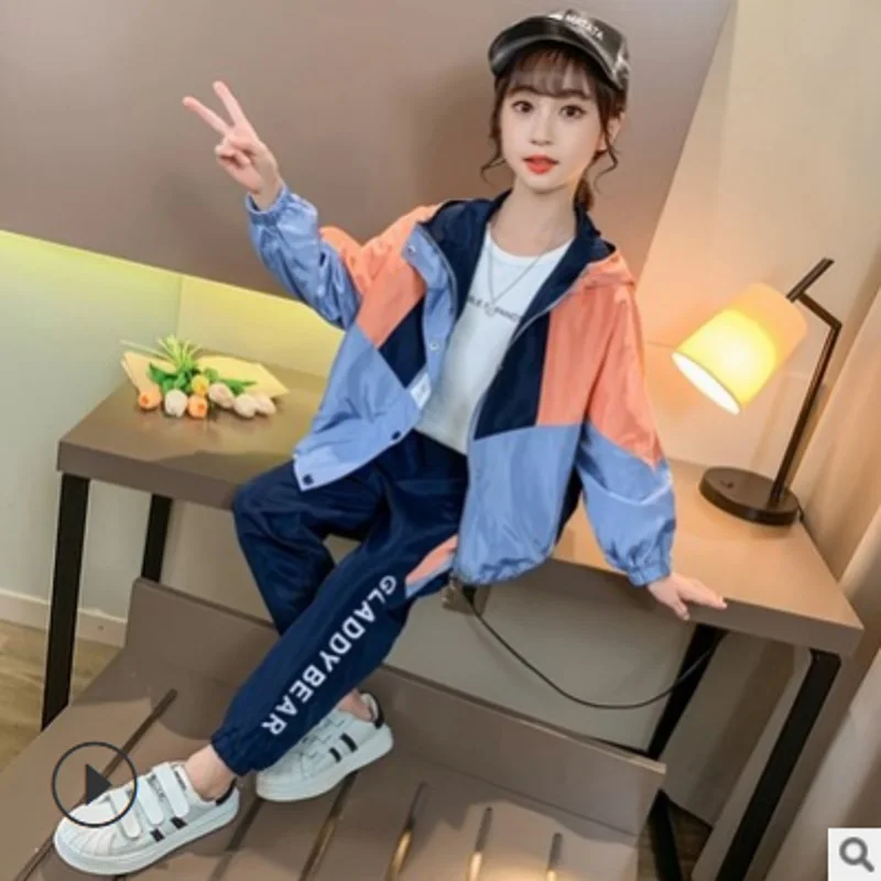 Girls Sports Clothing Set New 2021 Spring and Autumn Children's Sets Patchowrk 2 Colors 2 Piece Size4-14 Kids Clothes Sets ly195
Girls Sports Clothing Set New 2021 Spring and Autumn Children's Sets Patchowrk 2 Colors 2 Piece Size4-14 Kids Clothes Sets ly195