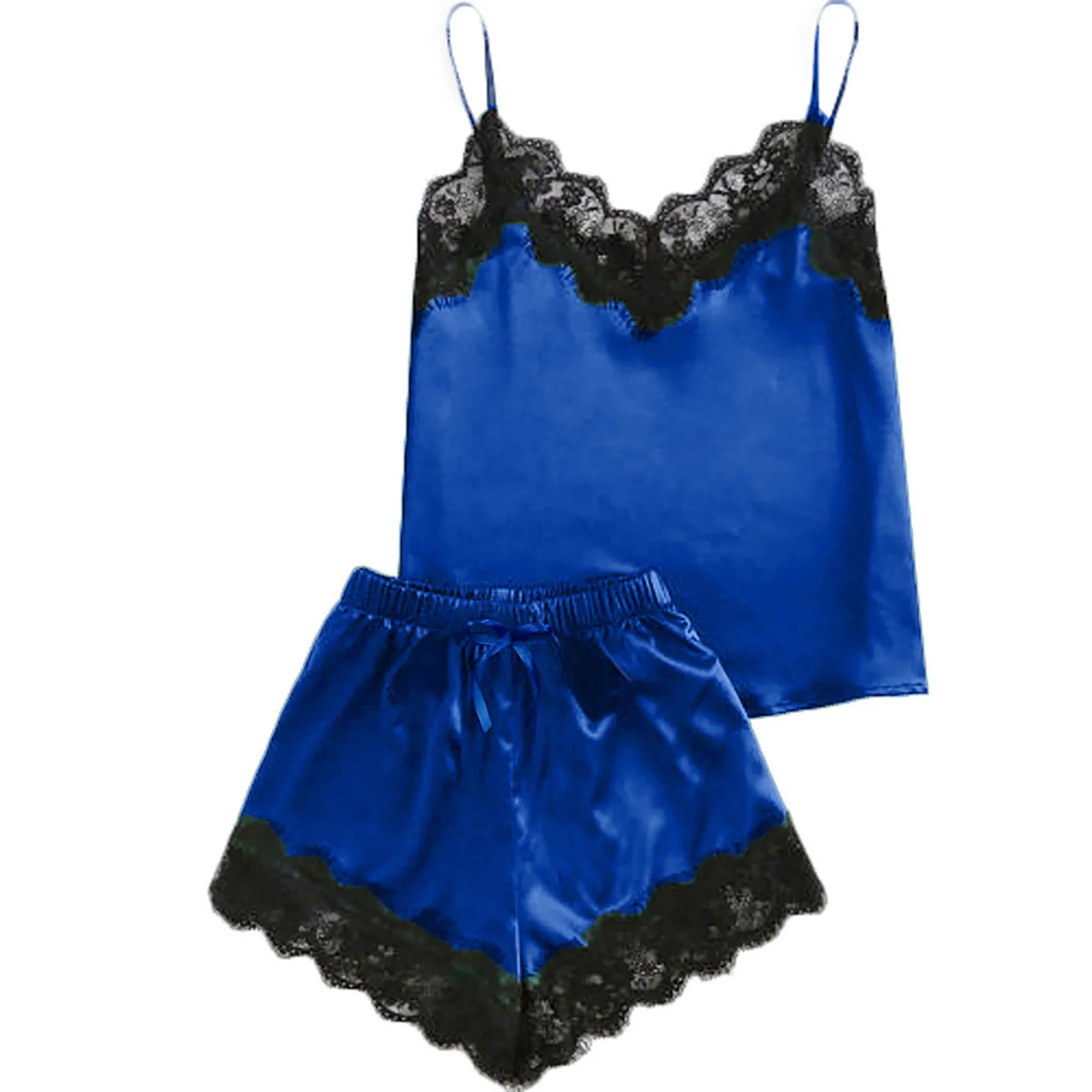 Fashion Women 2pcs Sleepwear Sexy Spaghetti Strap Silk Satin Shorts Pajama Set Ladies Sleepwear Female Pajama Party Set
Fashion Women 2pcs Sleepwear Sexy Spaghetti Strap Silk Satin Shorts Pajama Set Ladies Sleepwear Female Pajama Party Set