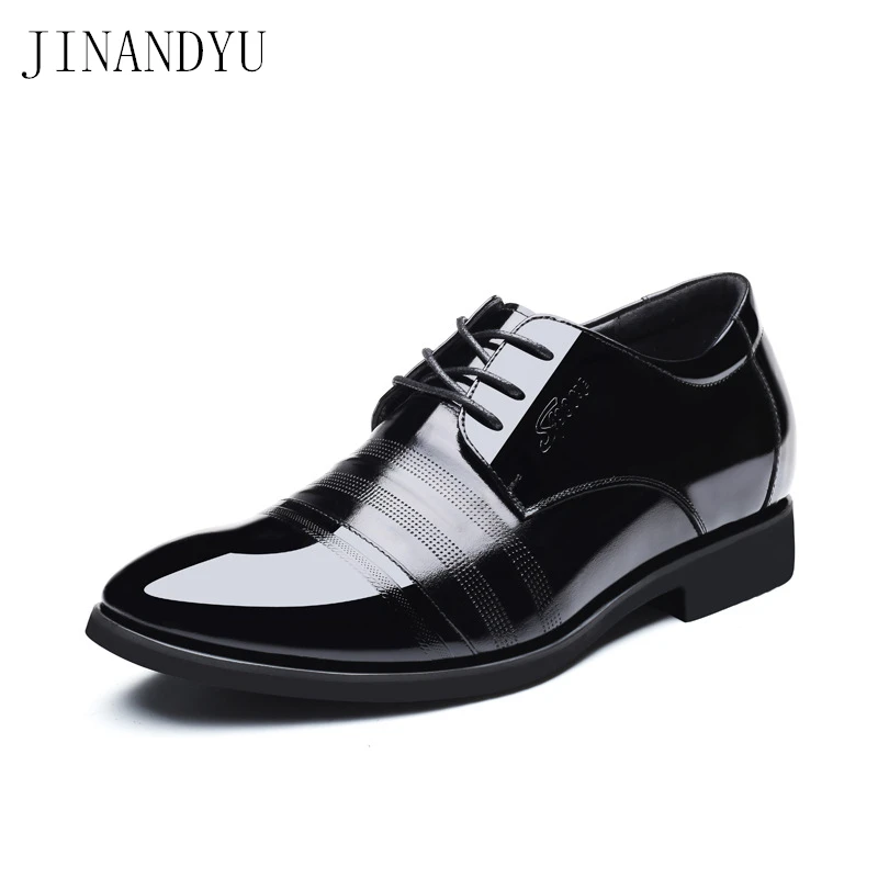 Mens Genuine Leather Dress Shoes Male Elevator Shoes for Men Formal Dresses Classic Black Shoes Man Casual Shoe Hombre Elegante 
Mens Genuine Leather Dress Shoes Male Elevator Shoes for Men Formal Dresses Classic Black Shoes Man Casual Shoe Hombre Elegante