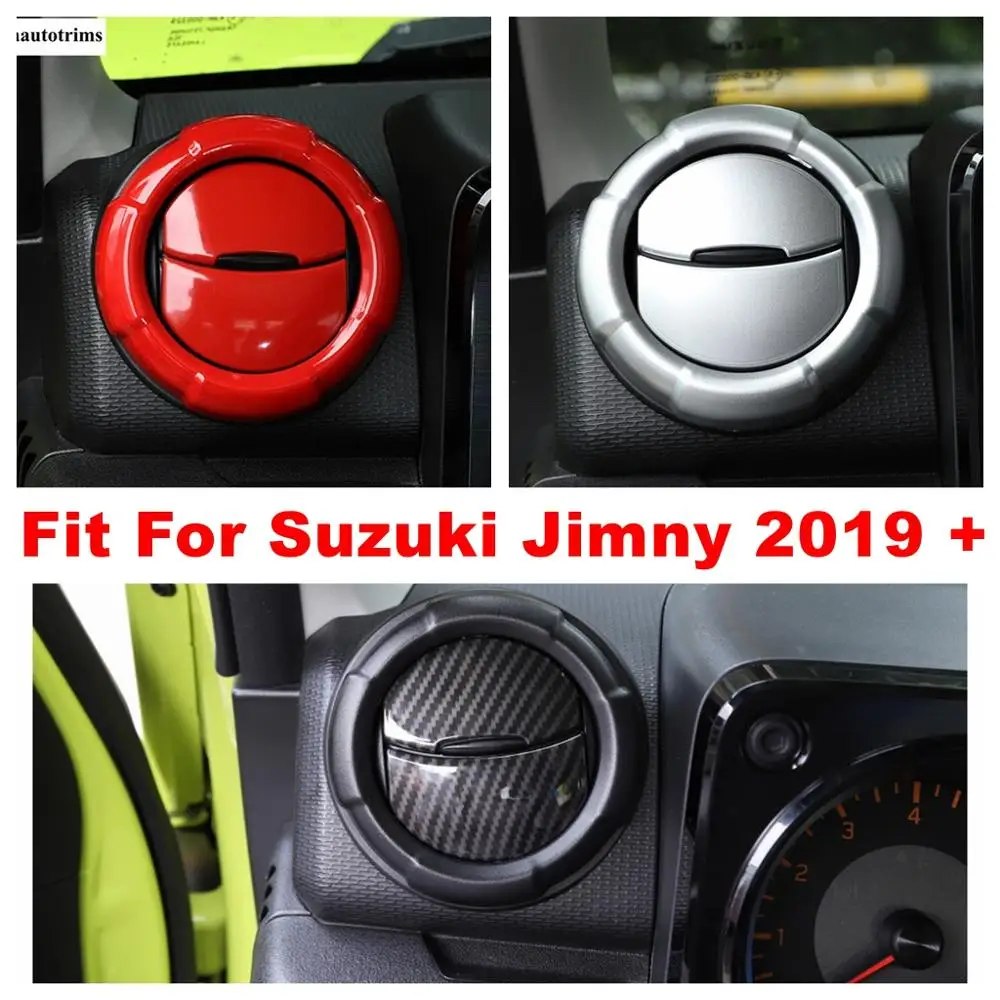 Dashboard Side Air Conditioning AC Outlet Vent Ring Decoration Cover Trim Fit For Suzuki Jimny 2019 2020 ABS Interior Refit Kit
Dashboard Side Air Conditioning AC Outlet Vent Ring Decoration Cover Trim Fit For Suzuki Jimny 2019 2020 ABS Interior Refit Kit