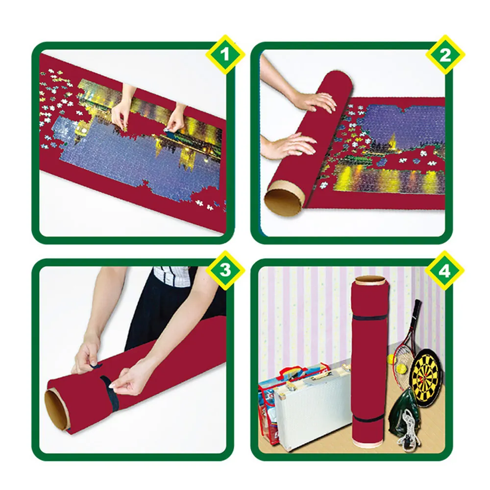 Waterproof Mat For Storage 500-2000 Child Puzzles Storage Cushion Portable Puzzles Mat Roll Mat Soft Puzzle Blanket Travel Games
Waterproof Mat For Storage 500-2000 Child Puzzles Storage Cushion Portable Puzzles Mat Roll Mat Soft Puzzle Blanket Travel Games