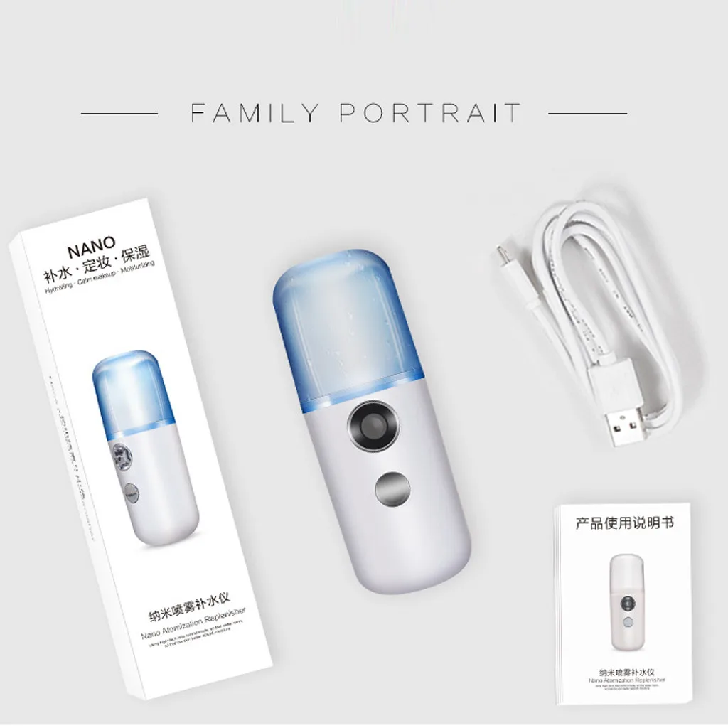 30ml Mini Air Humidifier Purifier Aroma Diffuser Portable Usb Nano Facial Mist Spray Machine Face Moisturizing Atomization Care
30ml Mini Air Humidifier Purifier Aroma Diffuser Portable Usb Nano Facial Mist Spray Machine Face Moisturizing Atomization Care