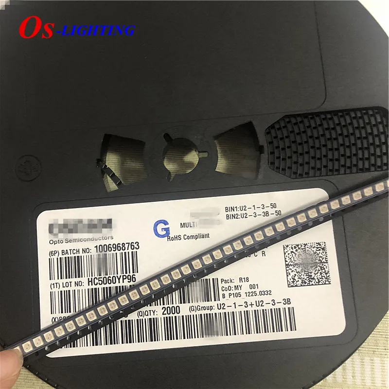 10PCS LA T67F-V1BA-24-1 3528 PLCC-2 AMBER SMD LED 609-624NM 710-2240MCD 20mA 0.04W 2V Ultra Bright ( LA T67F )
10PCS LA T67F-V1BA-24-1 3528 PLCC-2 AMBER SMD LED 609-624NM 710-2240MCD 20mA 0.04W 2V Ultra Bright ( LA T67F )