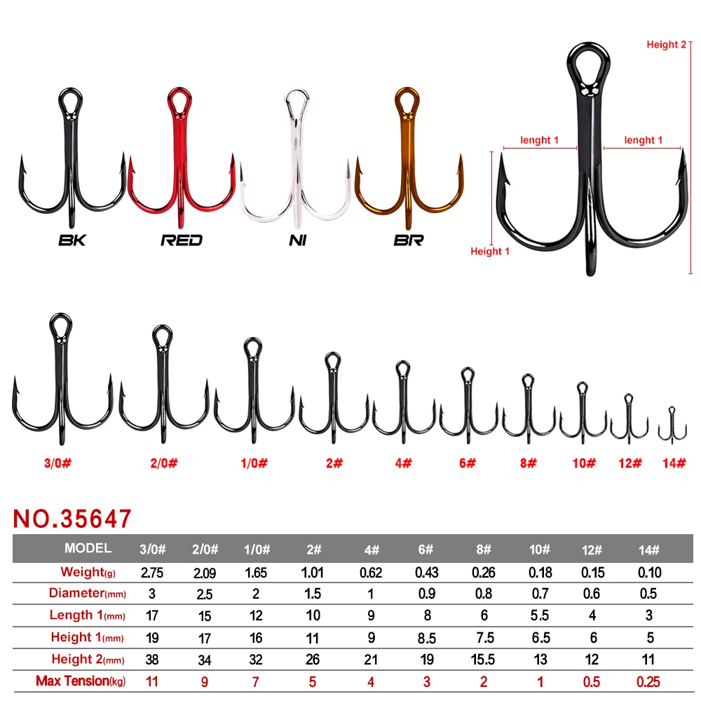500pcs Fishing Hook Brown Color FISHHOOK Overstriking Antirust Fishing Tackle 2#-10# High Carbon Steel Treble Hook 
500pcs Fishing Hook Brown Color FISHHOOK Overstriking Antirust Fishing Tackle 2#-10# High Carbon Steel Treble Hook