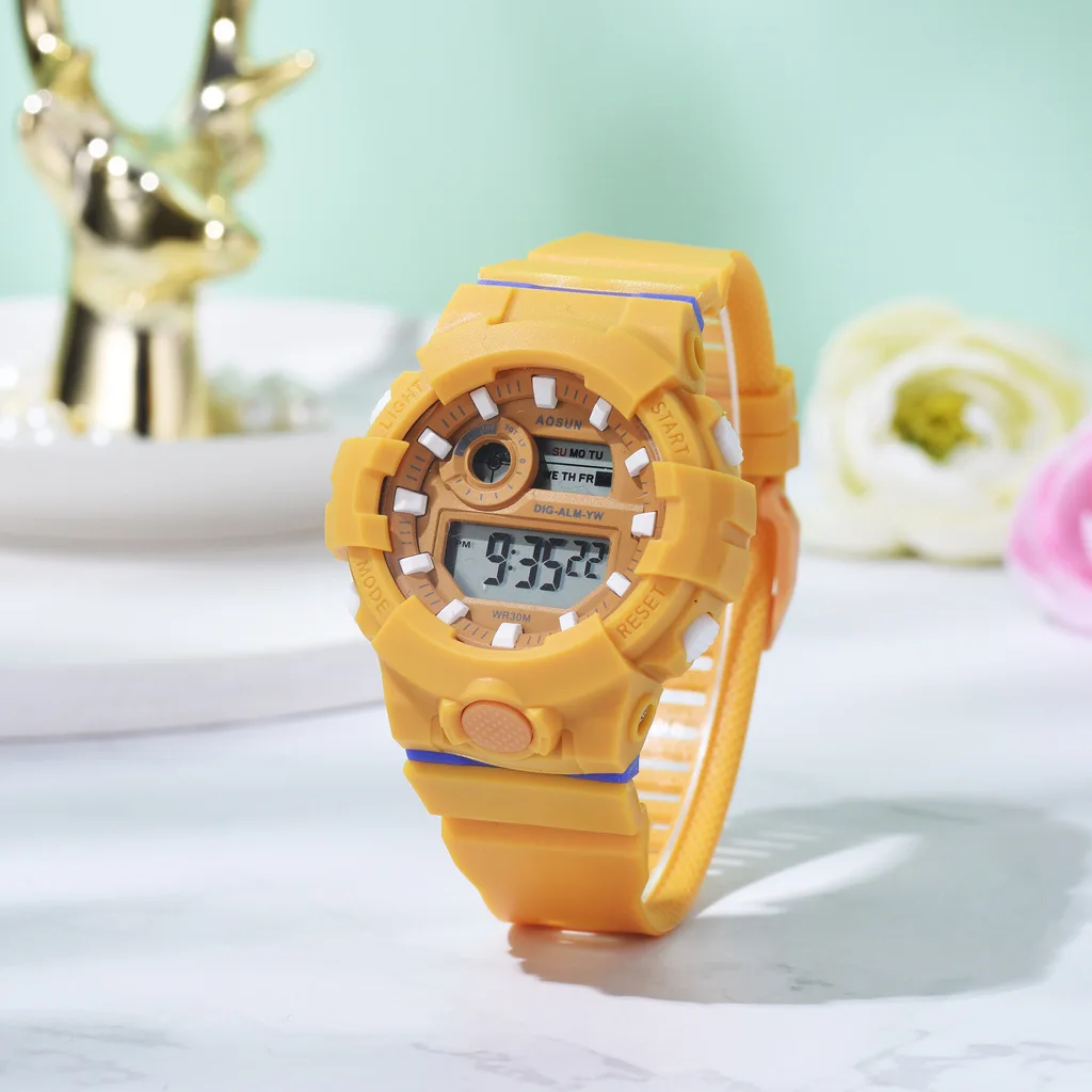 Hot Electronic Digital Watch Multifunctional Fashion Watch Casual Wrist Watch For Women Girls TY66
Hot Electronic Digital Watch Multifunctional Fashion Watch Casual Wrist Watch For Women Girls TY66