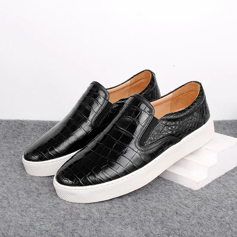 Crocodile Leather Genuine Casual Board Man High Quality Designer Shoes Luxury Brand 2021 Summer Fashion New Men's loafers Trend
Crocodile Leather Genuine Casual Board Man High Quality Designer Shoes Luxury Brand 2021 Summer Fashion New Men's loafers Trend