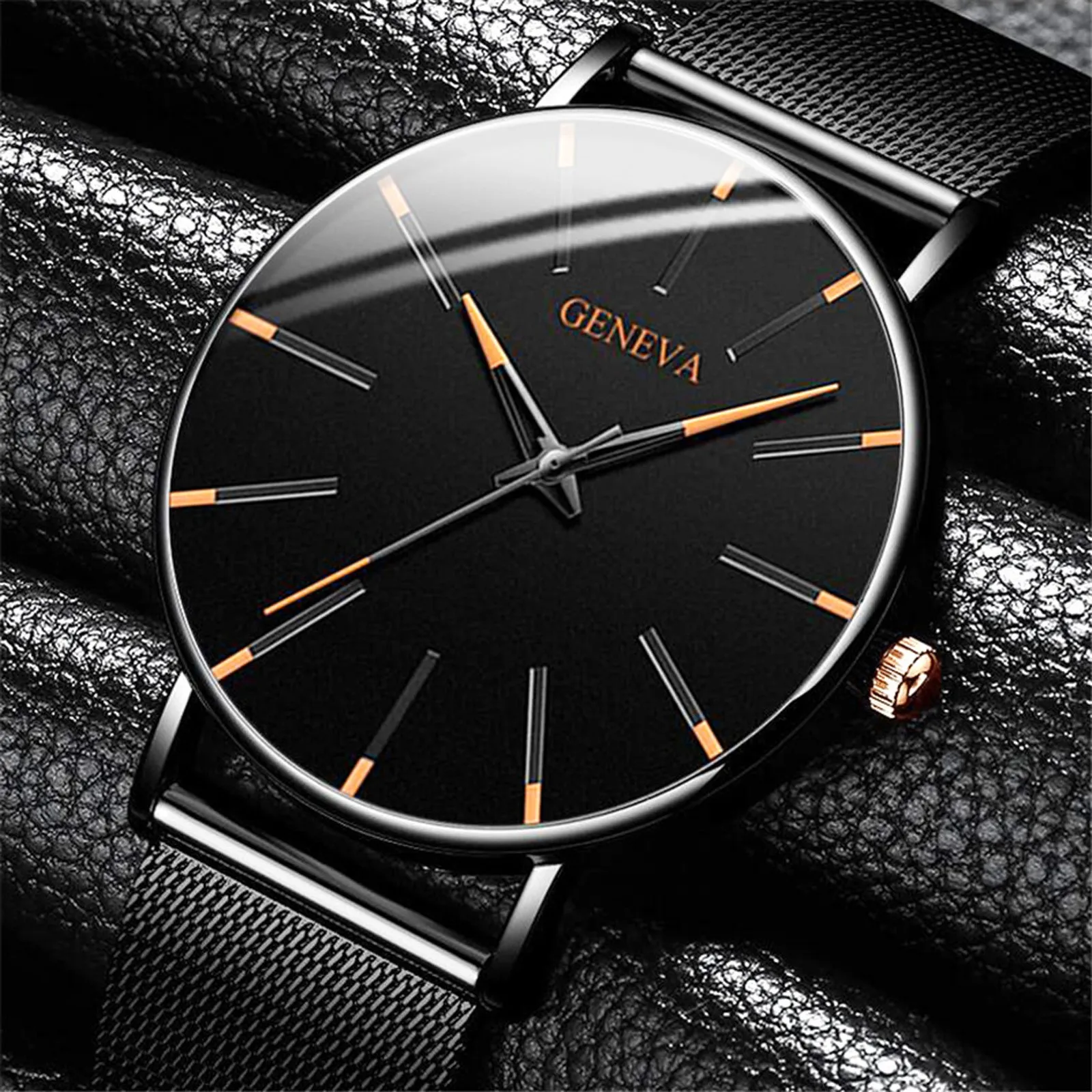 Couple Watch Trend Fashion Casual Ultra-thin Watch Business Large Dial Alloy Mesh Quartz Watch Men and Women Same Style 50*
Couple Watch Trend Fashion Casual Ultra-thin Watch Business Large Dial Alloy Mesh Quartz Watch Men and Women Same Style 50*