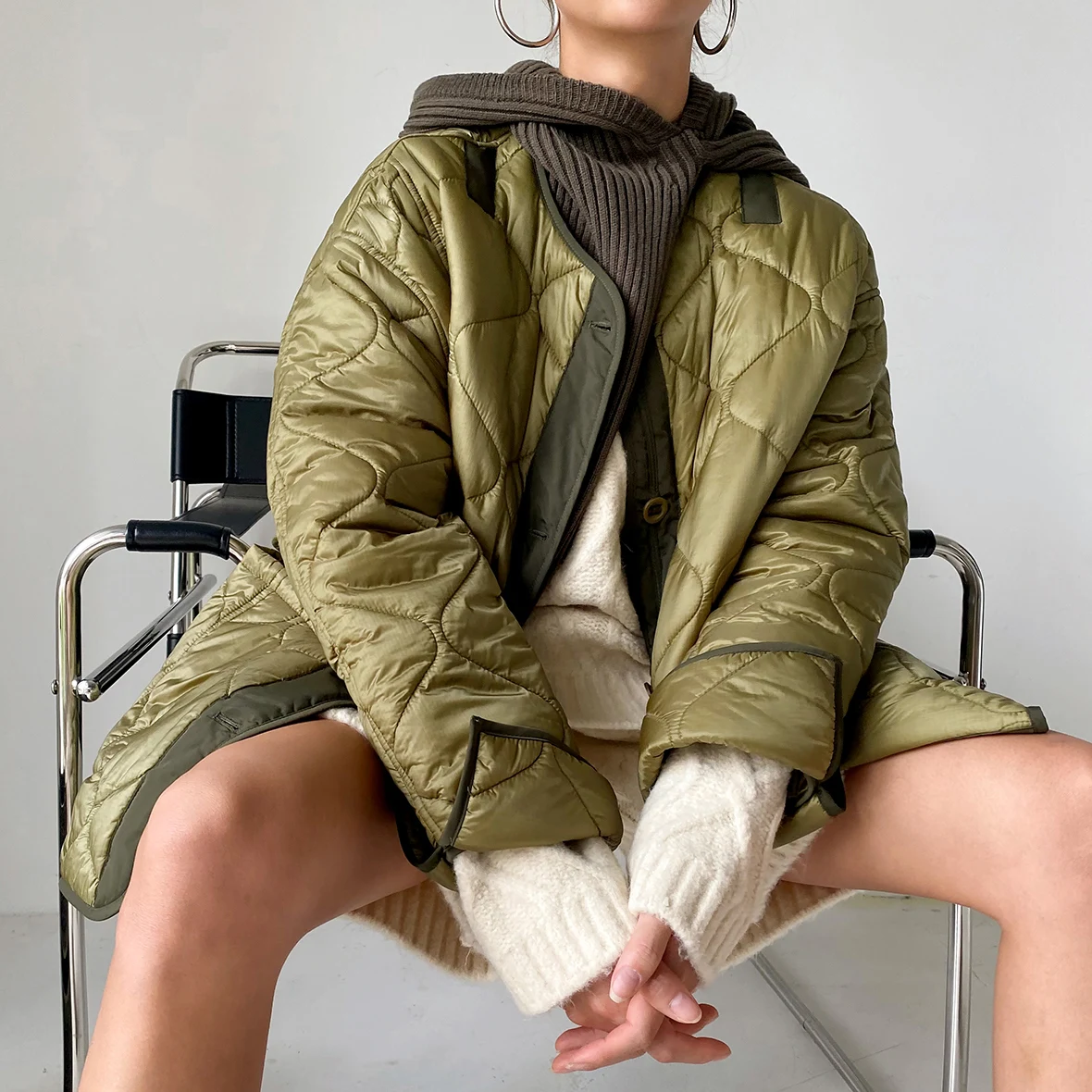 HziriP Fashion New Autumn Winter Jacket Women OL Minimalist Formal Solid O-neck Single Breasted Coat Female Loose Warm Parkas
HziriP Fashion New Autumn Winter Jacket Women OL Minimalist Formal Solid O-neck Single Breasted Coat Female Loose Warm Parkas