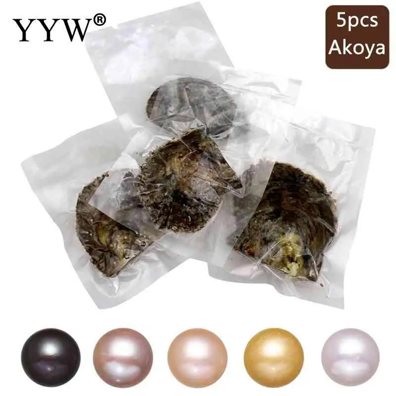 5pcs/Bag Vacuum-Packed Akoya Cultured Sea Pearl Oyster Beads Wish Pearl Oyster Mixed Colors Potato Shape 8-9mm Sold By Bag
5pcs/Bag Vacuum-Packed Akoya Cultured Sea Pearl Oyster Beads Wish Pearl Oyster Mixed Colors Potato Shape 8-9mm Sold By Bag