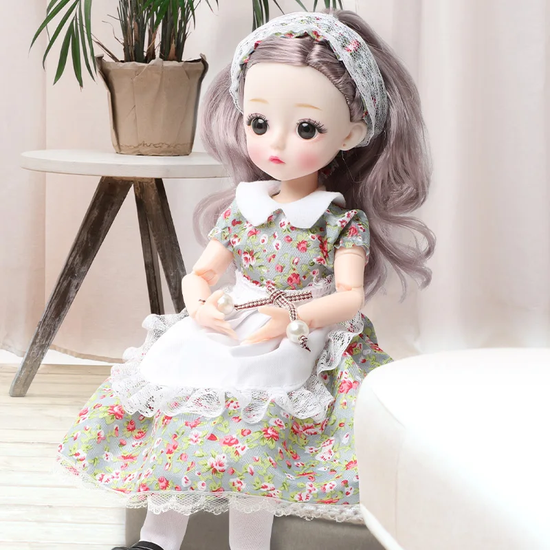 30cm 12 Inch Fashion BJD Doll Long Hair Jointed Dolls for Girl 22 Movable Joints Makeup Dress Up Cute Toys for Girls Children
30cm 12 Inch Fashion BJD Doll Long Hair Jointed Dolls for Girl 22 Movable Joints Makeup Dress Up Cute Toys for Girls Children