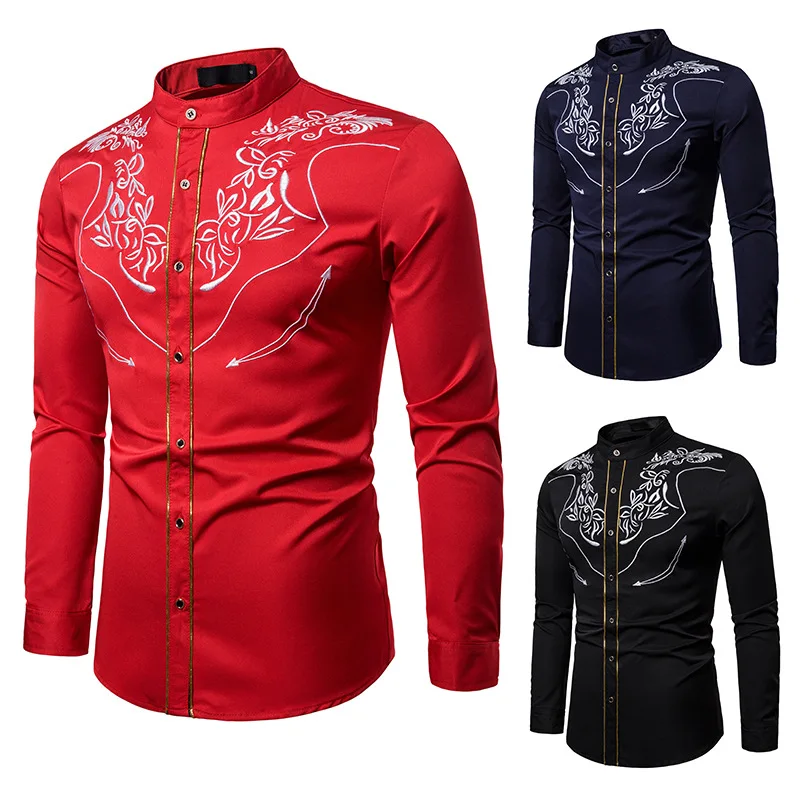 Red African Dashiki Print Dress Shirt Men Fashion Long Sleeve African Shirt Men African Clothes Streetwear Casual Chemise DT1792
Red African Dashiki Print Dress Shirt Men Fashion Long Sleeve African Shirt Men African Clothes Streetwear Casual Chemise DT1792