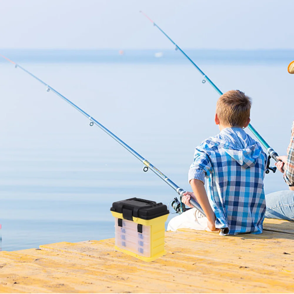 1Pc Practical Fishing Tackle Box Sealing Fishing Box Fishing Accessory Container
1Pc Practical Fishing Tackle Box Sealing Fishing Box Fishing Accessory Container