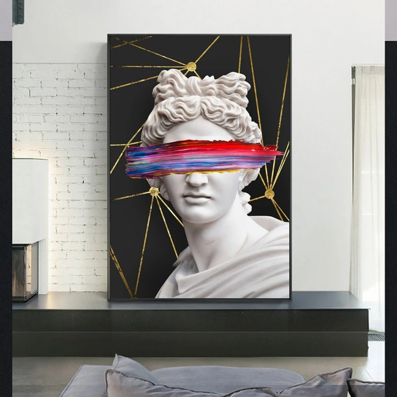 Funny Vaporwave Sculpture Of Apollo Canvas Art Posters Graffiti Art Canvas Paintings On the Wall Cover Face Of Apollo Pictures
Funny Vaporwave Sculpture Of Apollo Canvas Art Posters Graffiti Art Canvas Paintings On the Wall Cover Face Of Apollo Pictures