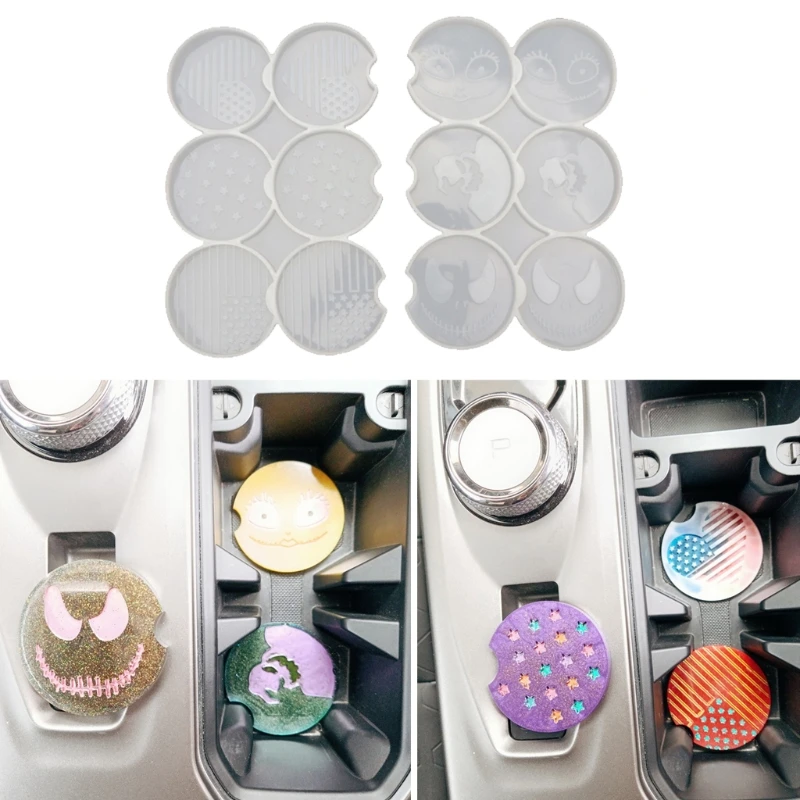 2 Pcs/Set Coaster Epoxy Resin Mold Table Cup Mat Casting Silicone Mould DIY Crafts Jewelry Placemat Plate Decoration Making Tool
2 Pcs/Set Coaster Epoxy Resin Mold Table Cup Mat Casting Silicone Mould DIY Crafts Jewelry Placemat Plate Decoration Making Tool