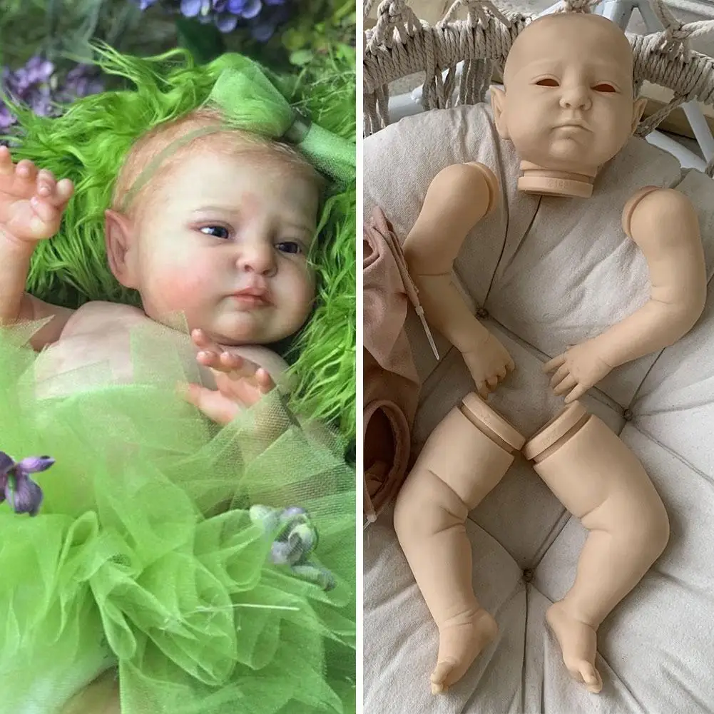 20 Inches DIY Popular Reborn Doll Kit With Cloth Body Fairy Sweet Baby Unpainted Unfinished Part DIY Blank Toys Limited Edition
20 Inches DIY Popular Reborn Doll Kit With Cloth Body Fairy Sweet Baby Unpainted Unfinished Part DIY Blank Toys Limited Edition