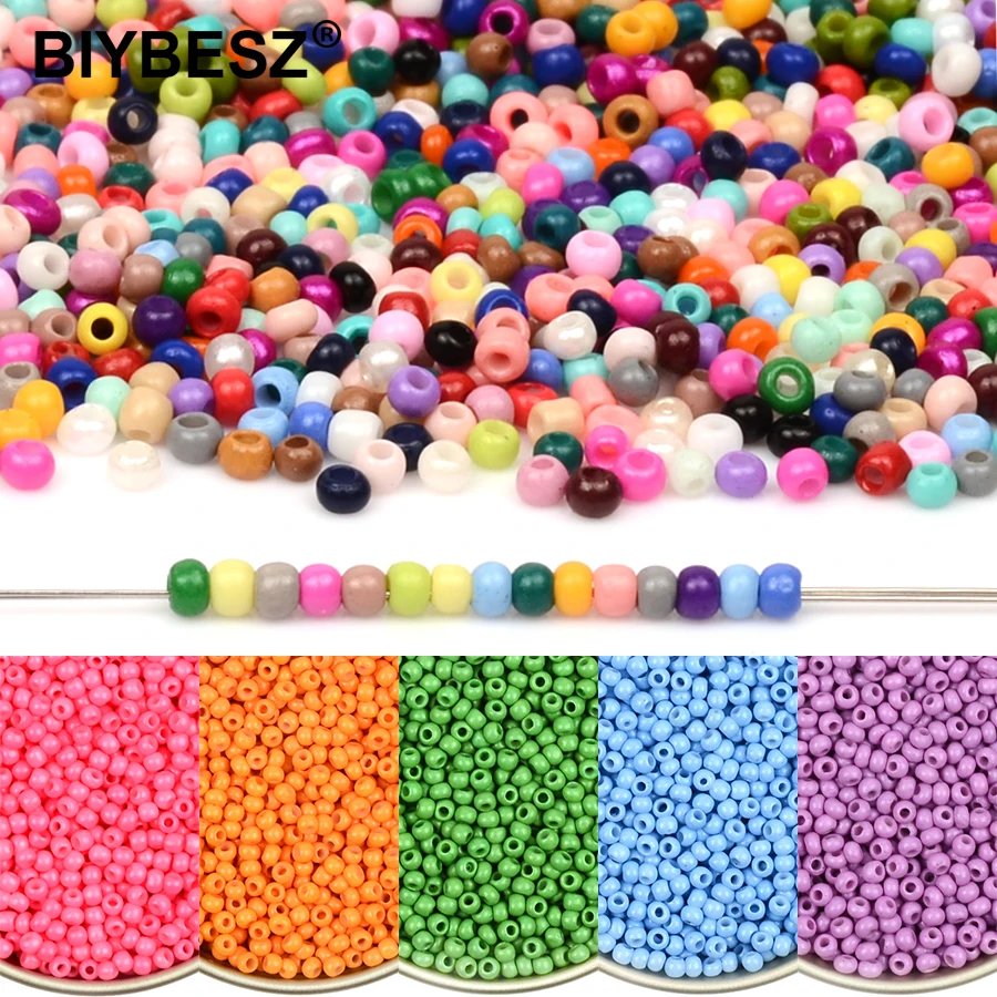 Approx.2mm Czech Glass Beads Small Seed Loose Beads for Jewelry Making DIY Necklace Bracelet Needle Wholesale
Approx.2mm Czech Glass Beads Small Seed Loose Beads for Jewelry Making DIY Necklace Bracelet Needle Wholesale
