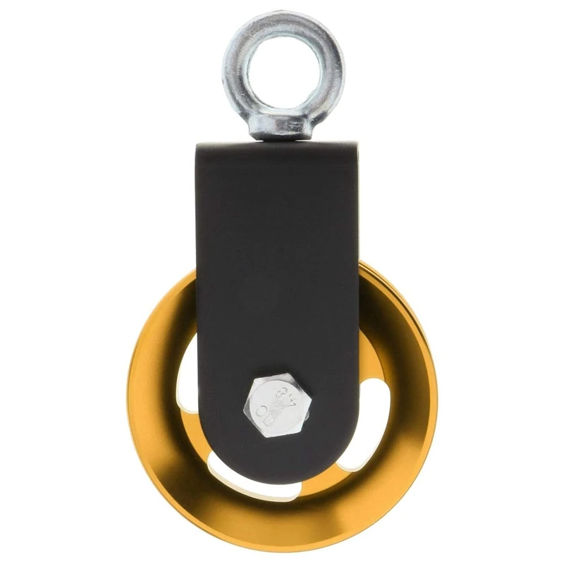 Fitness Cable Build Pulley, Aluminum Alloy Silent Traction Wheel,Rotation Swivel Hook Traction Block Pulley
Fitness Cable Build Pulley, Aluminum Alloy Silent Traction Wheel,Rotation Swivel Hook Traction Block Pulley
