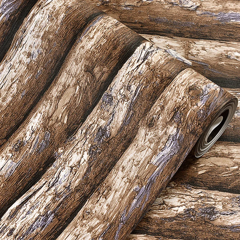Vinyl Waterproof 3d Wallpaper Roll Vintage Bark Wood Grain Living Room Background Wall paper Nostalgic 3d Environmental 3d Mural
Vinyl Waterproof 3d Wallpaper Roll Vintage Bark Wood Grain Living Room Background Wall paper Nostalgic 3d Environmental 3d Mural