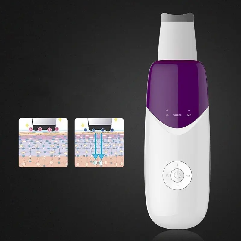 Ultrasonic Skin Scrubber Peeling Extractor Cleaning Face Lift Blackhead Remover
Ultrasonic Skin Scrubber Peeling Extractor Cleaning Face Lift Blackhead Remover