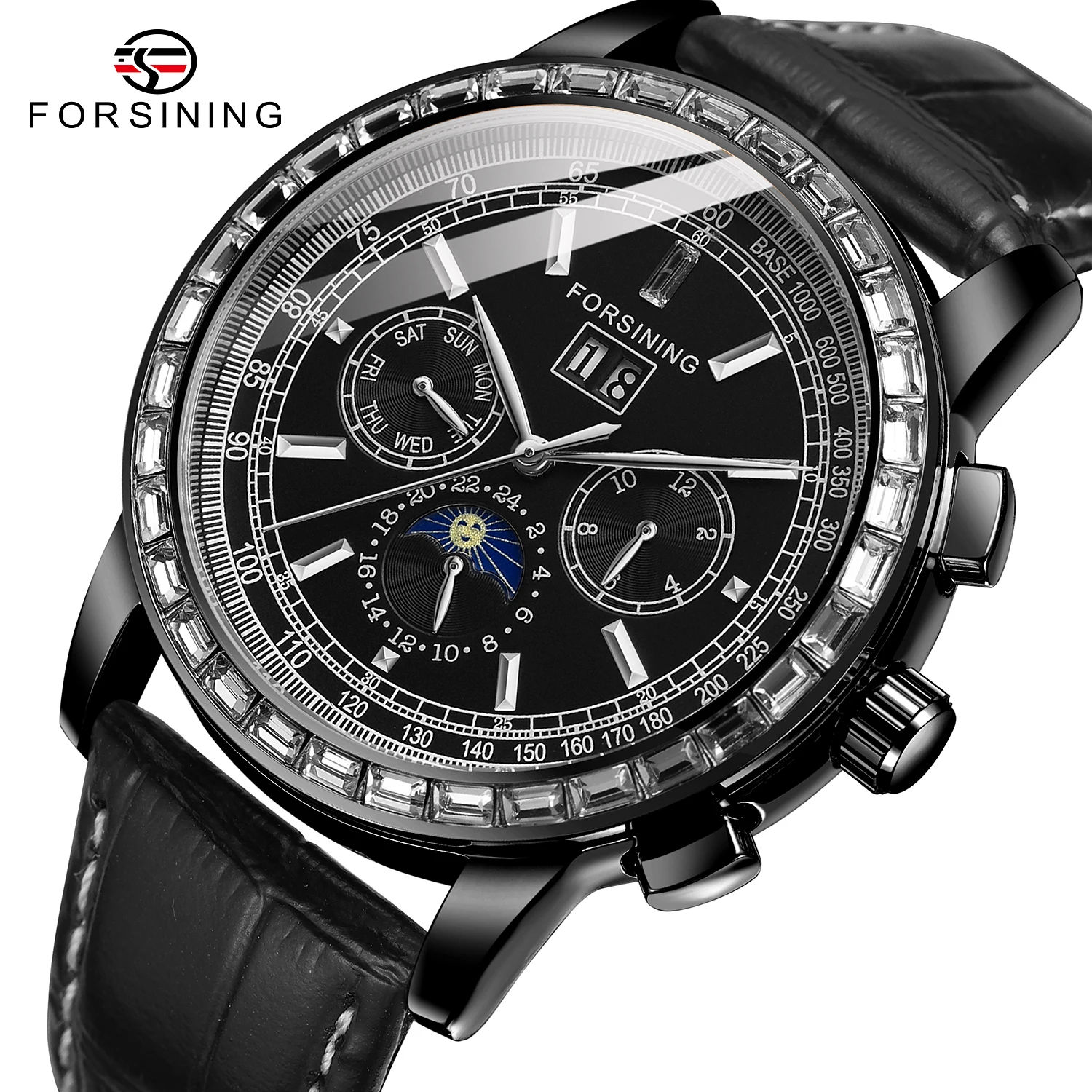FORSINING Brand Men's Watches Luxury Business Automatic Mechanical Wristwatches Fashion Men Dress Clock Sport Watch Reloj Hombre
FORSINING Brand Men's Watches Luxury Business Automatic Mechanical Wristwatches Fashion Men Dress Clock Sport Watch Reloj Hombre