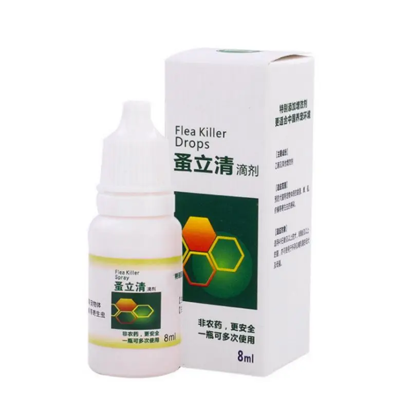 8ml Dog Cat Flea Tick Killer Anti-flea Insecticide Spray Lice Insect Remover Liquid Pet Supplies
8ml Dog Cat Flea Tick Killer Anti-flea Insecticide Spray Lice Insect Remover Liquid Pet Supplies