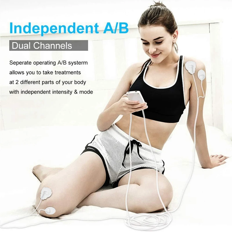 16 Modes Therapy Body Massager Dual Channel Electric Muscle Stimulator Pulse Physiotherapy Treatment Devices US Plug
16 Modes Therapy Body Massager Dual Channel Electric Muscle Stimulator Pulse Physiotherapy Treatment Devices US Plug