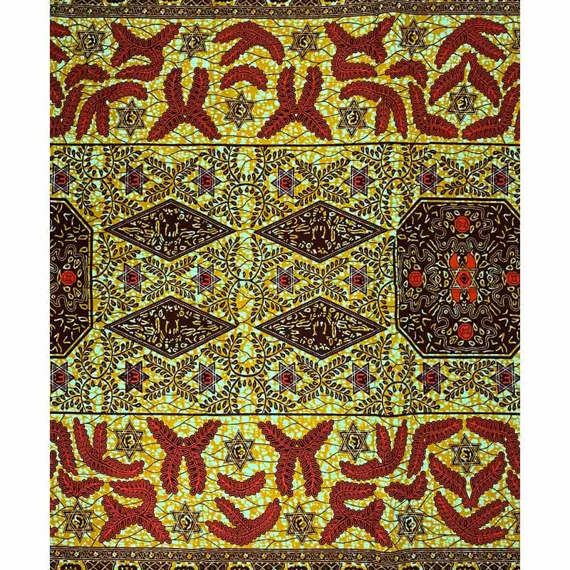 Real Wax Nigerian African Wax Dyed Prints Fabric 100%Cotton Veritable Ankara Style Sewing Material For Dress 6 Yards V-L 8-24 
Real Wax Nigerian African Wax Dyed Prints Fabric 100%Cotton Veritable Ankara Style Sewing Material For Dress 6 Yards V-L 8-24