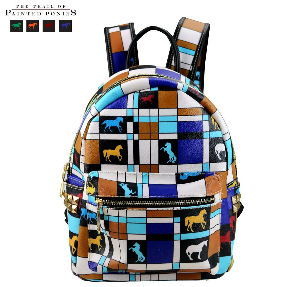 

Gold Tone Trim Accents The Trail Of Painted Ponies Collection Backpack