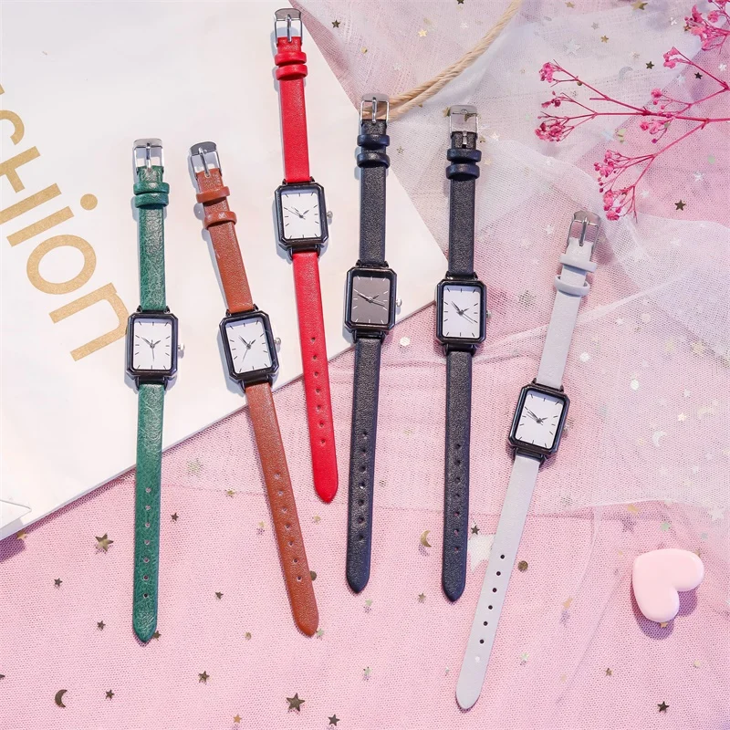 Classic Rectangle Women Watches Minimalist Ladies Black Leather Quartz Wristwatches Fashion Simple Style Drop Shipping Clock
Classic Rectangle Women Watches Minimalist Ladies Black Leather Quartz Wristwatches Fashion Simple Style Drop Shipping Clock