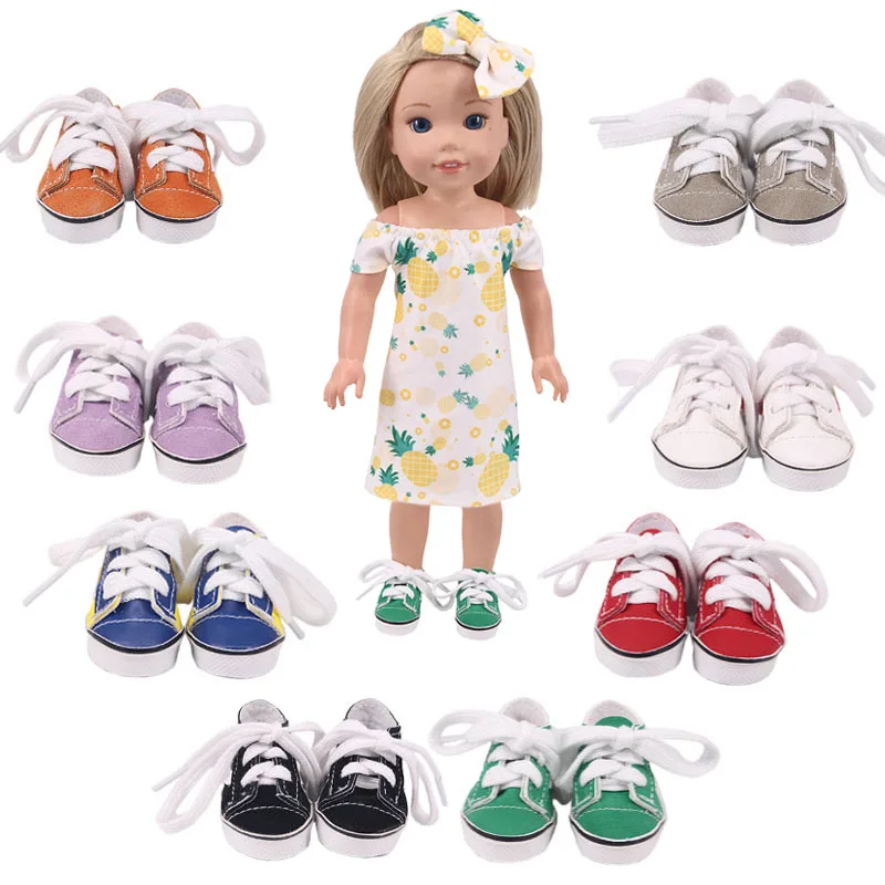5 CM Multi-color Low-top Canvas Shoes Fit Bjd&14.5 Inch Doll Clothes Accessories For Baby Birthday Festival Gift Christmas Gift
5 CM Multi-color Low-top Canvas Shoes Fit Bjd&14.5 Inch Doll Clothes Accessories For Baby Birthday Festival Gift Christmas Gift