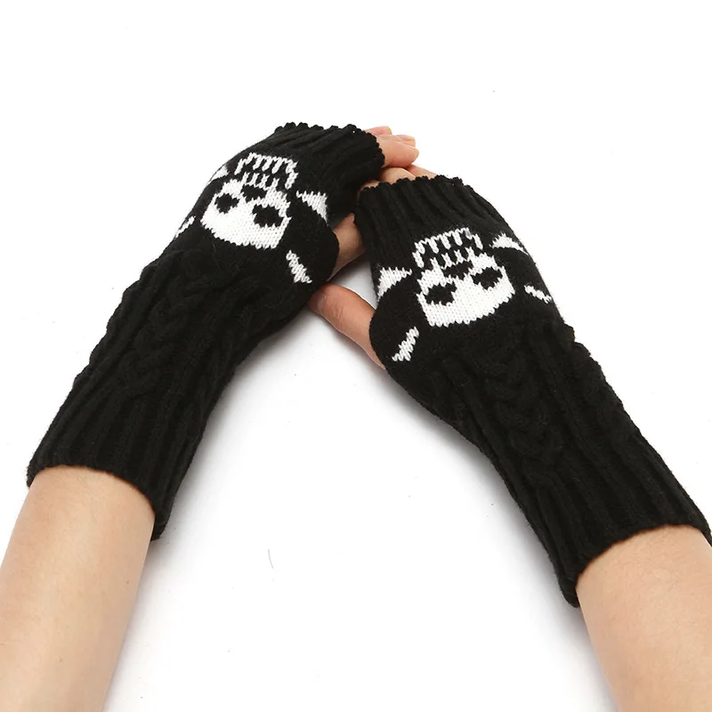 Black Gloves Winter Half Finger Wool Warm Knitted Gloves Unisex Winter Short Gloves Arm Sleeve Show Finger Winter Gloves
Black Gloves Winter Half Finger Wool Warm Knitted Gloves Unisex Winter Short Gloves Arm Sleeve Show Finger Winter Gloves