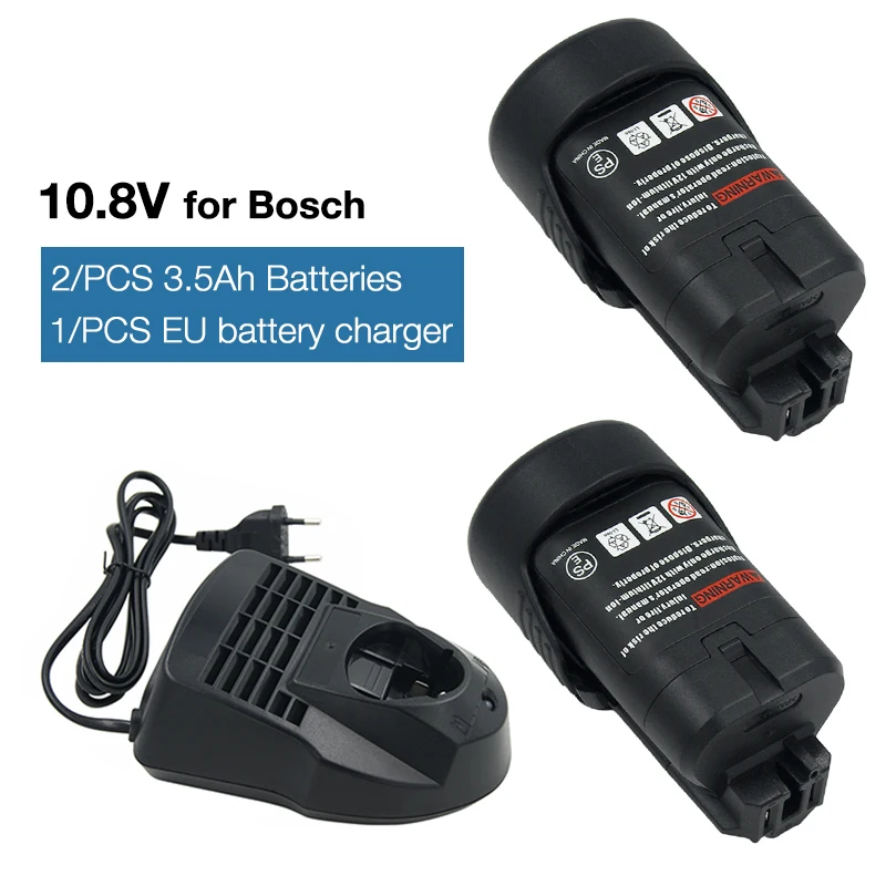 battery&charger Set) 10.8V 3500mAh Li-ion Battery for Bosch BAT411 BAT412 BAT413 BAT414 GSB GSR 10.8-2-LI and AL1115CV Charger
battery&charger Set) 10.8V 3500mAh Li-ion Battery for Bosch BAT411 BAT412 BAT413 BAT414 GSB GSR 10.8-2-LI and AL1115CV Charger