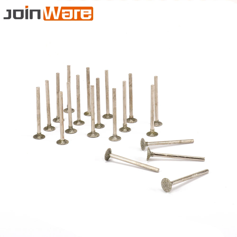 Diamond Grinding Head 3*10mm Burr Mounted Point Jewelry Tools Accesories Mini Drill Grinder Rotary Diamond Burrs 20Pcs 46#
Diamond Grinding Head 3*10mm Burr Mounted Point Jewelry Tools Accesories Mini Drill Grinder Rotary Diamond Burrs 20Pcs 46#