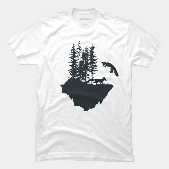 Summer Fashion Printed men's T-shirt 100% Cotton Fox Island Unique Creative Short Sleeve Graphics
Summer Fashion Printed men's T-shirt 100% Cotton Fox Island Unique Creative Short Sleeve Graphics