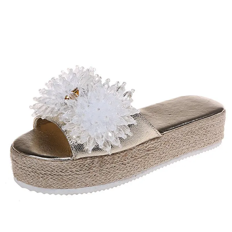 Women Sandals Platform Sandals Women Rhinestone New Summer Sandals Slipper Indoor Outdoor Flip-flops Beach Shoes Female Slippers
Women Sandals Platform Sandals Women Rhinestone New Summer Sandals Slipper Indoor Outdoor Flip-flops Beach Shoes Female Slippers