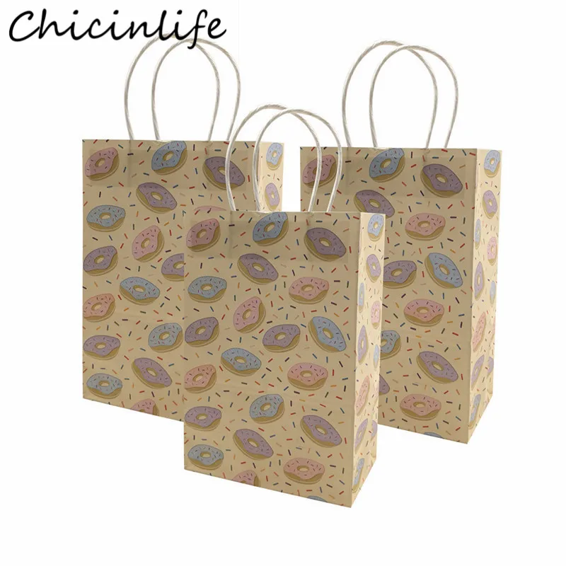 Chicinlife 5Pcs Doughnut Kraft Paper Bags Happy Birthday Party Cookies Gift Candy Bags Kids Wedding Donut Party Decor Supplies
Chicinlife 5Pcs Doughnut Kraft Paper Bags Happy Birthday Party Cookies Gift Candy Bags Kids Wedding Donut Party Decor Supplies