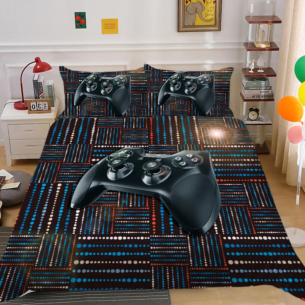 3D Game Handle Bedding Set King Size Duvet Cover Set Boys Bedclothes Modern Home Bed Set
3D Game Handle Bedding Set King Size Duvet Cover Set Boys Bedclothes Modern Home Bed Set