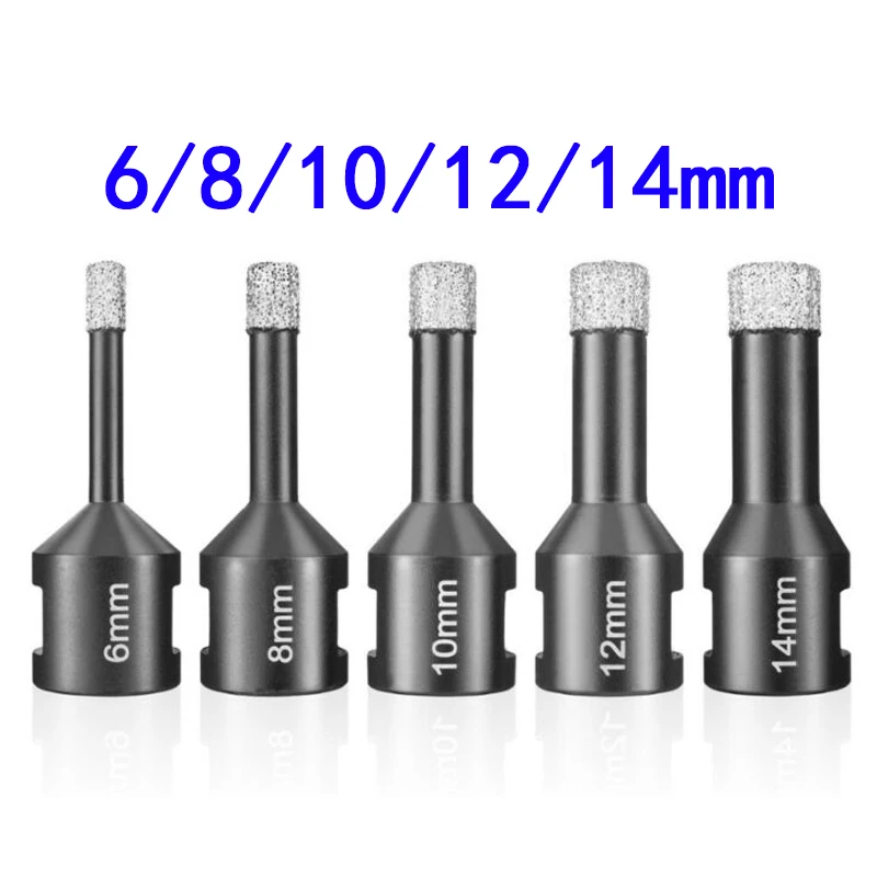 6-14mm Diamond Drill Bits M14 Thread Crown Porcelain Ceramic Tile Drill Bits Granite Marble Hole Saw For Angle Grinder
6-14mm Diamond Drill Bits M14 Thread Crown Porcelain Ceramic Tile Drill Bits Granite Marble Hole Saw For Angle Grinder