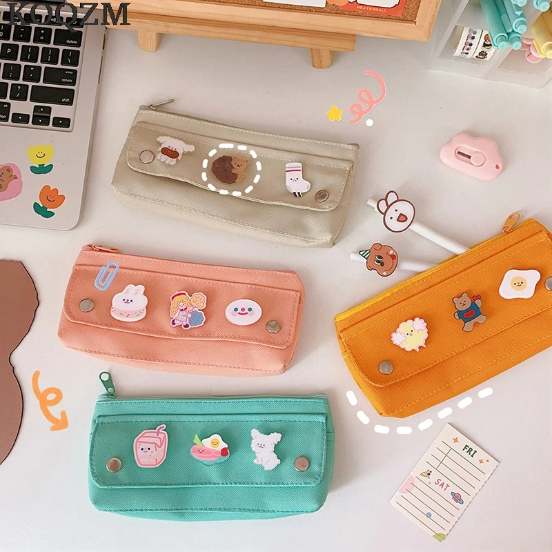 Kawaii Большой Карандаш Чехол для хранения канцелярских принадлежностей Сумки Холст сумка для карандашей милый Макияж сумка, школьные принад...
Kawaii Большой Карандаш Чехол для хранения канцелярских принадлежностей Сумки Холст сумка для карандашей милый Макияж сумка, школьные принад...