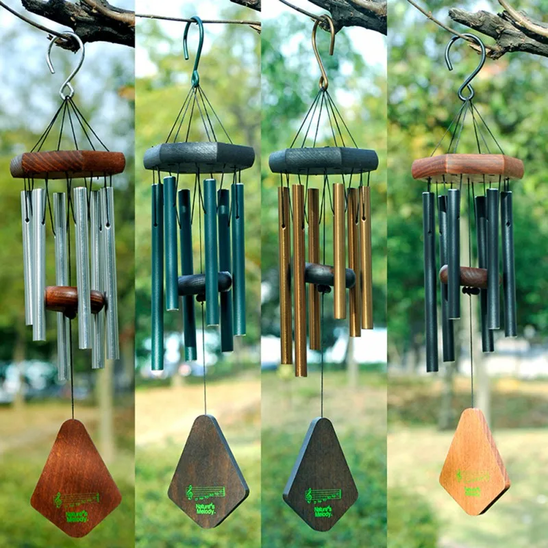 Wind Chimes Metal Aluminum Alloy 6-Tubes Wind Chimes Beech Wood Healing Music Ornaments Outdoor Courtyard Decor Japanese Style
Wind Chimes Metal Aluminum Alloy 6-Tubes Wind Chimes Beech Wood Healing Music Ornaments Outdoor Courtyard Decor Japanese Style