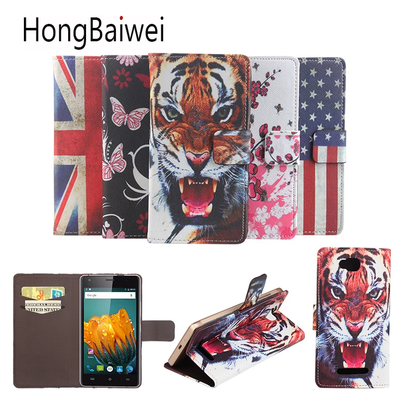 Чехол для Cubot X17 X16 X15 Echo Роскошный кожаный чехол книжка с 3D Рисунком Тигра телефона