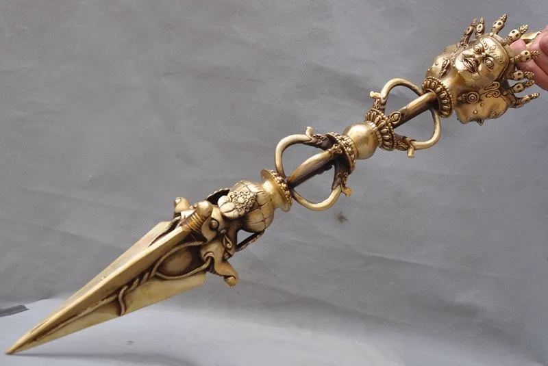 christmas Tibet temple Brass Buddha Elephant Head Puba Dorje Vajra Phurpa Dagger Talisman New Year
christmas Tibet temple Brass Buddha Elephant Head Puba Dorje Vajra Phurpa Dagger Talisman New Year