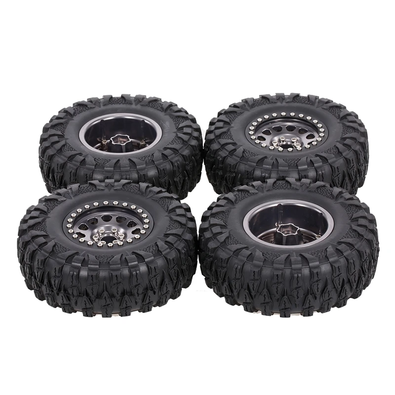4PCS Metal 2.2 Beadlock Wheel Rim Tires Set for 1/10 RC Crawler Car Traxxas TRX4 TRX6 Axial SCX10 Wraith RR10 Parts
4PCS Metal 2.2 Beadlock Wheel Rim Tires Set for 1/10 RC Crawler Car Traxxas TRX4 TRX6 Axial SCX10 Wraith RR10 Parts